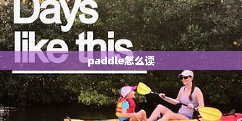 paddle怎么读 paddle怎么读