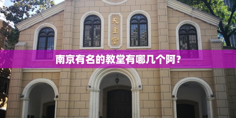 南京有名的教堂有哪几个阿？