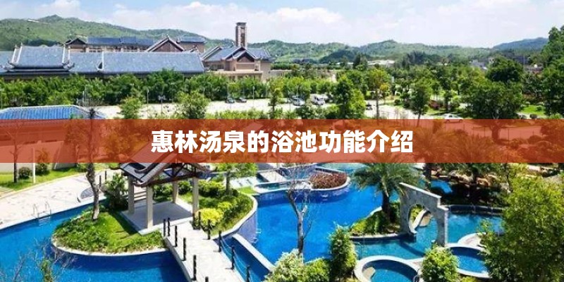 惠林汤泉的浴池功能介绍