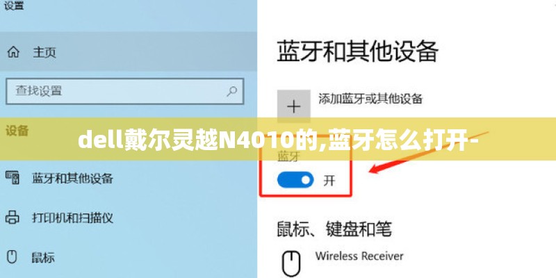 dell戴尔灵越N4010的,蓝牙怎么打开-