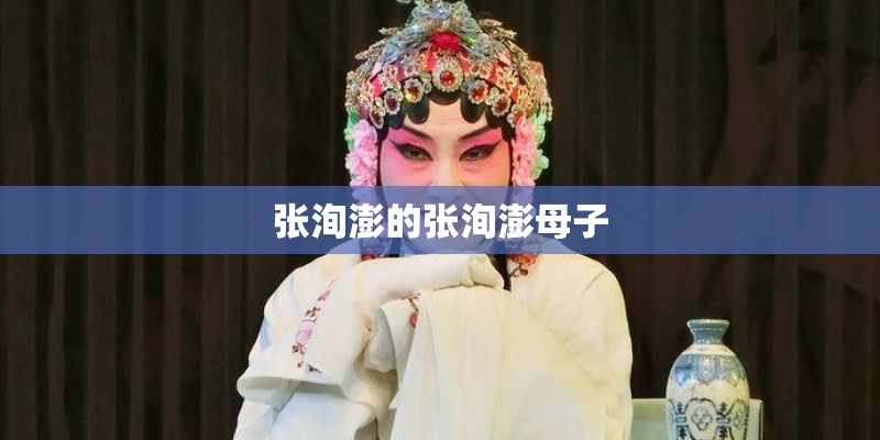 张洵澎的张洵澎母子