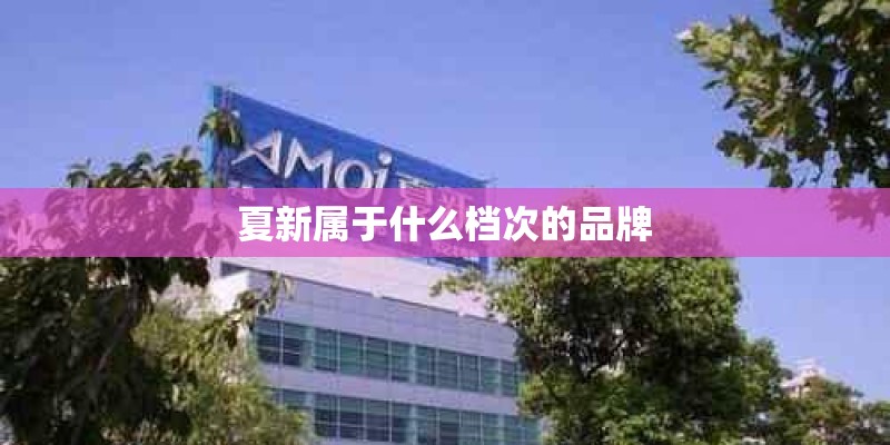 夏新属于什么档次的品牌