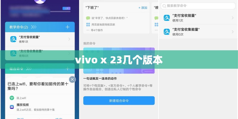 vivo x 23几个版本
