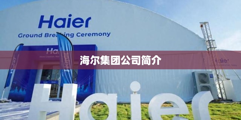 海尔集团公司简介
