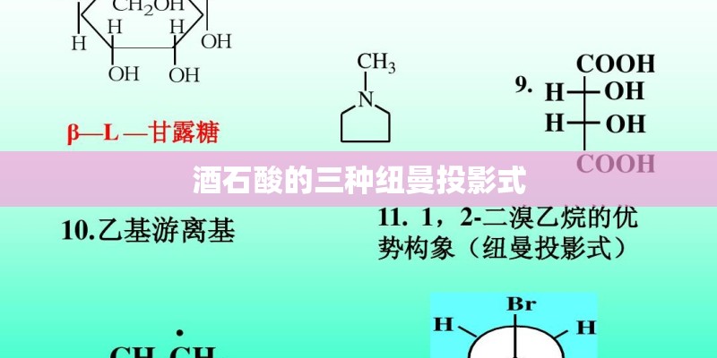 酒石酸的三种纽曼投影式