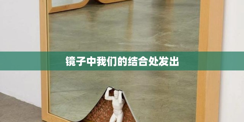 镜子中我们的结合处发出