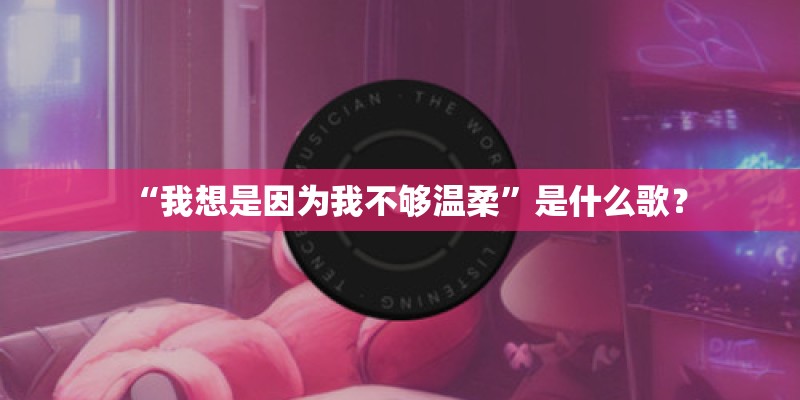 “我想是因为我不够温柔”是什么歌？