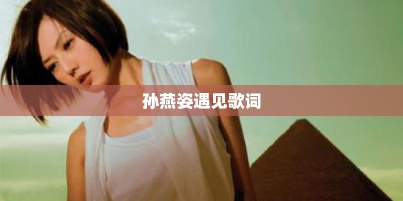 孙燕姿遇见歌词