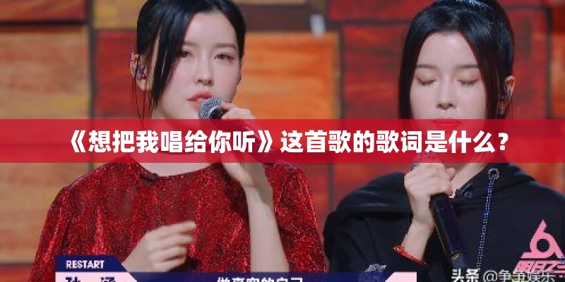 《想把我唱给你听》这首歌的歌词是什么？