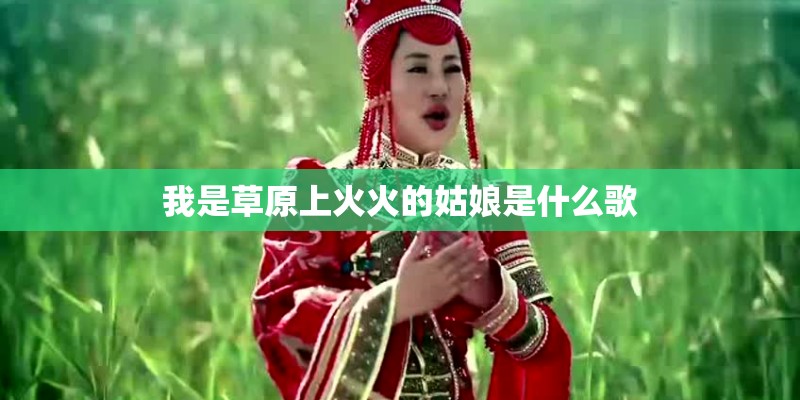 我是草原上火火的姑娘是什么歌