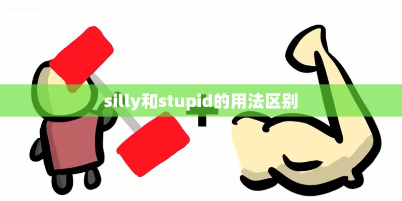 silly和stupid的用法区别