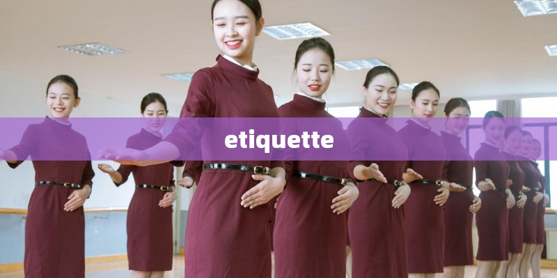 etiquette