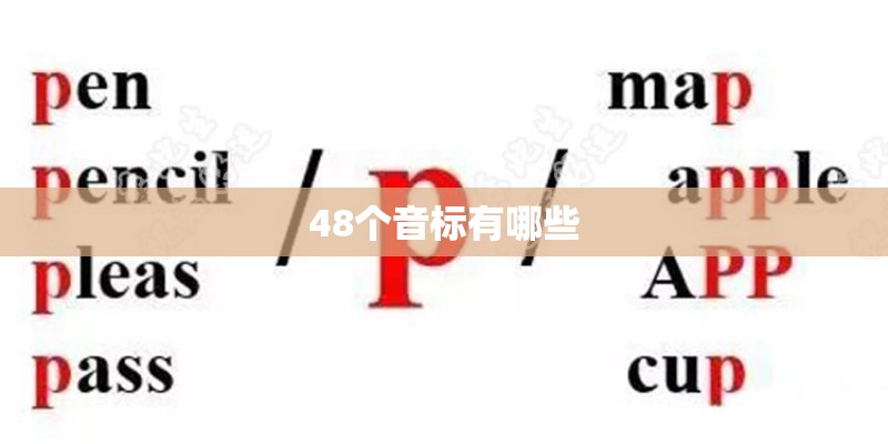 48个音标有哪些