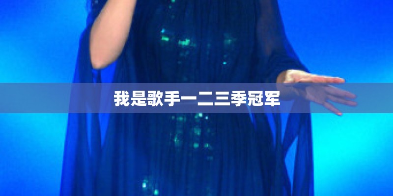 我是歌手一二三季冠军