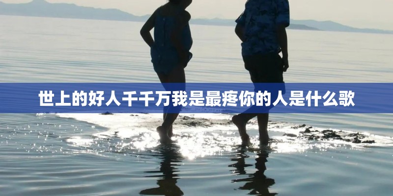 世上的好人千千万我是最疼你的人是什么歌