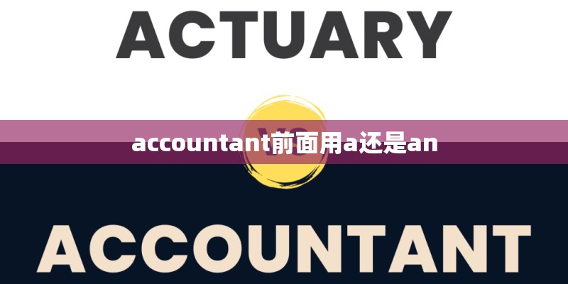 accountant前面用a还是an