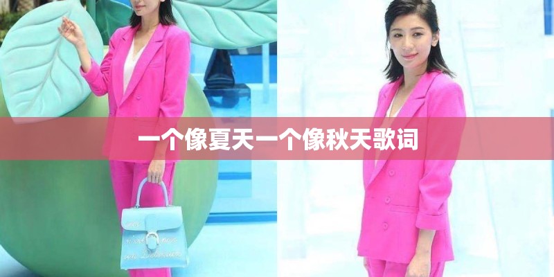 一个像夏天一个像秋天歌词
