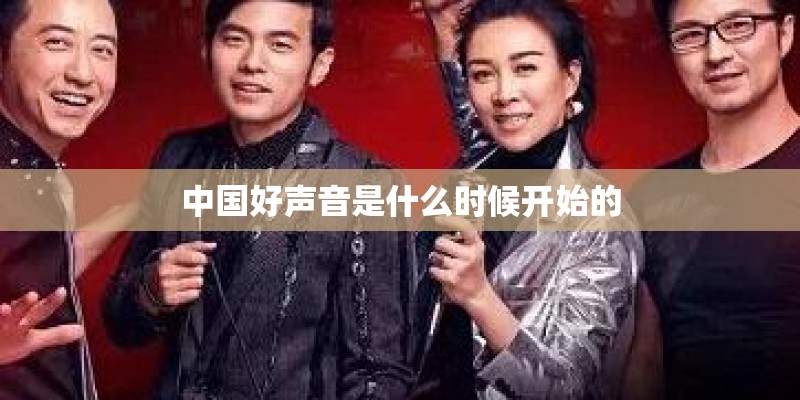 中国好声音是什么时候开始的