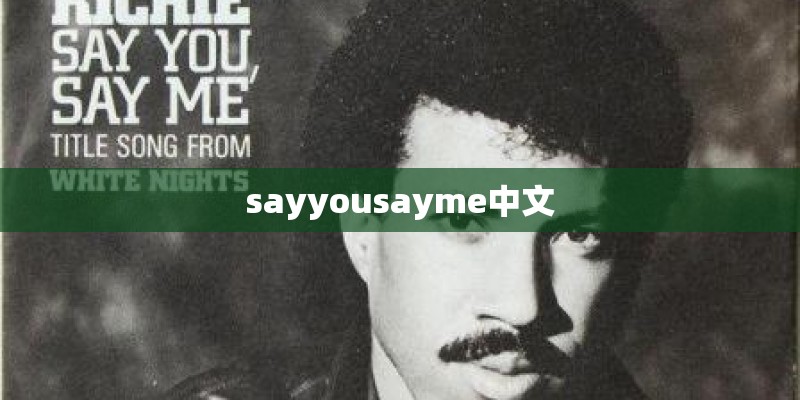 sayyousayme中文