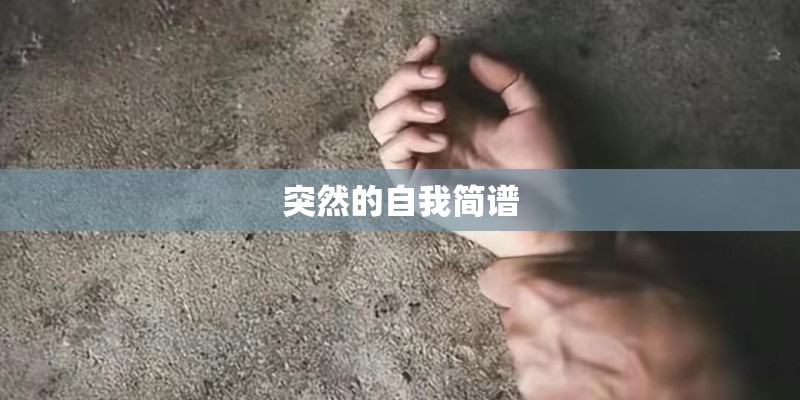 突然的自我简谱
