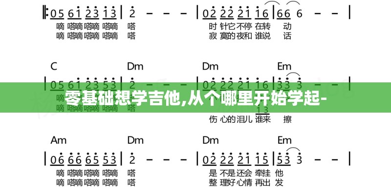 零基础想学吉他,从个哪里开始学起-