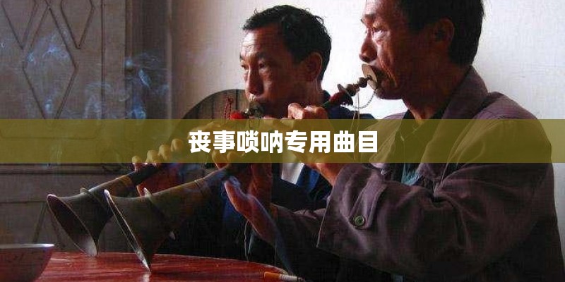 丧事唢呐专用曲目