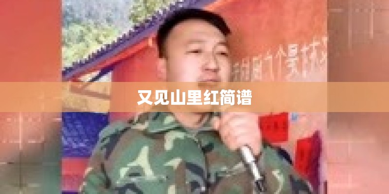又见山里红简谱 又见山里红简谱