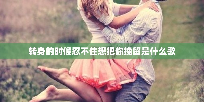 转身的时候忍不住想把你挽留是什么歌