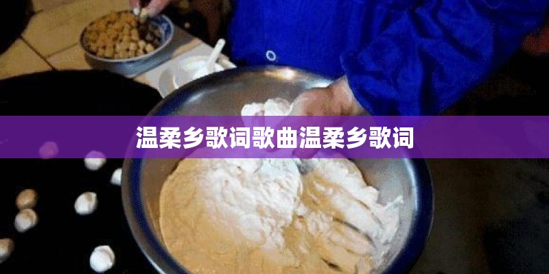 温柔乡歌词歌曲温柔乡歌词