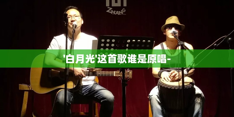 '白月光'这首歌谁是原唱-