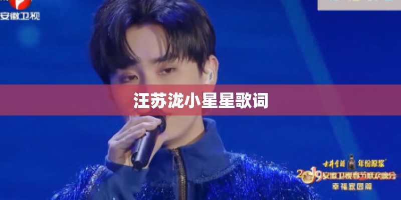 汪苏泷小星星歌词