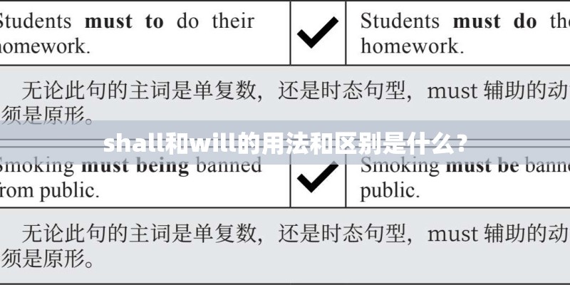 shall和will的用法和区别是什么？