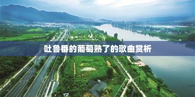 吐鲁番的葡萄熟了的歌曲赏析