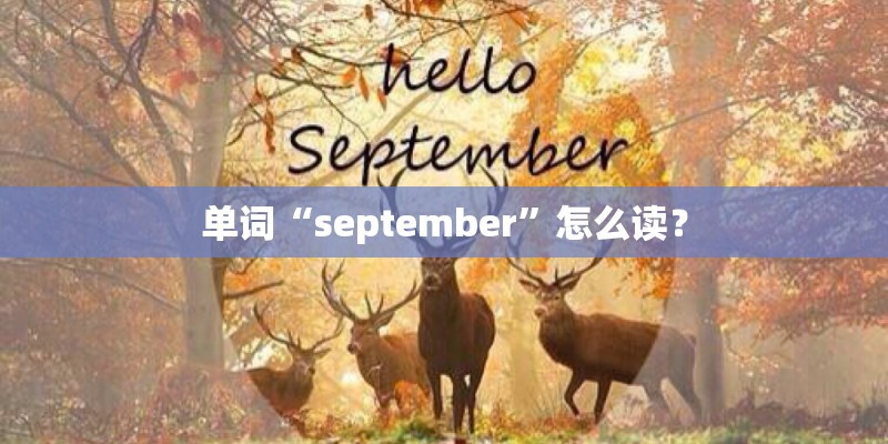 单词“september”怎么读？