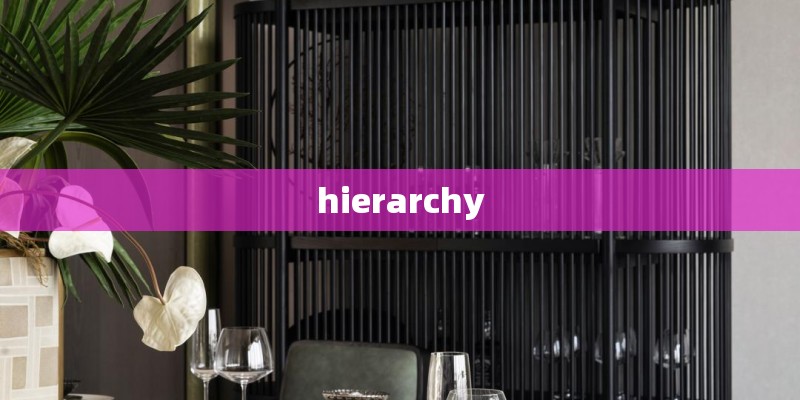 hierarchy