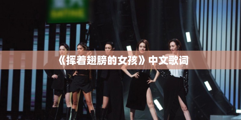 《挥着翅膀的女孩》中文歌词
