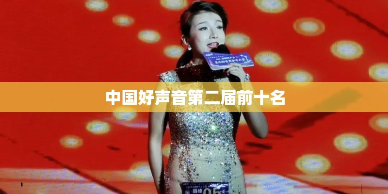 中国好声音第二届前十名