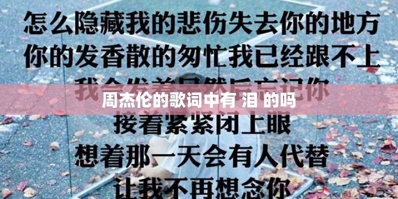 周杰伦的歌词中有 泪 的吗