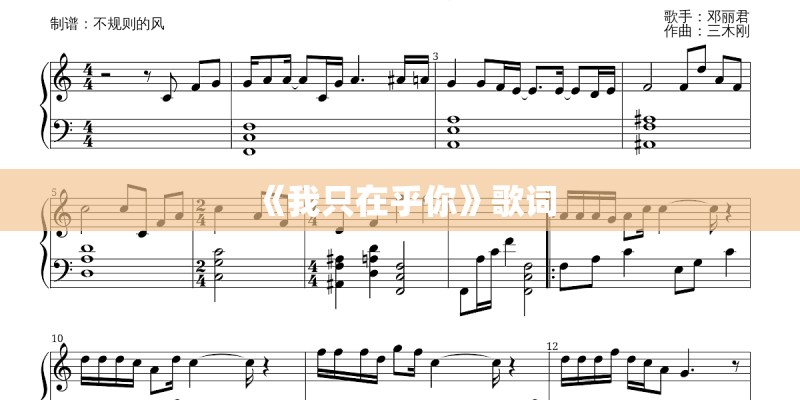 《我只在乎你》歌词