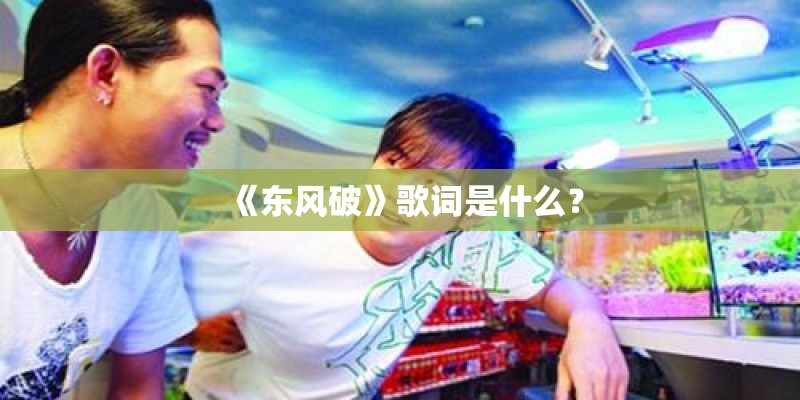 《东风破》歌词是什么？