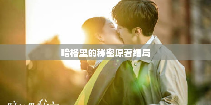 暗格里的秘密原著结局