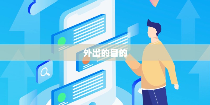 外出的目的