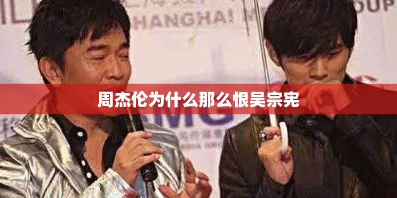 周杰伦为什么那么恨吴宗宪