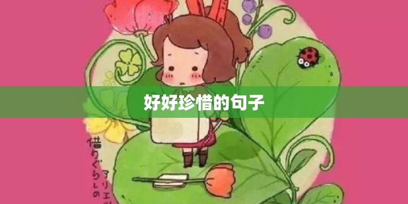 好好珍惜的句子