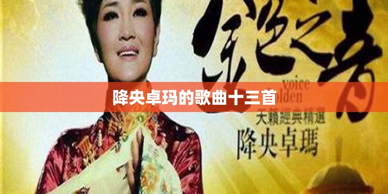 降央卓玛的歌曲十三首