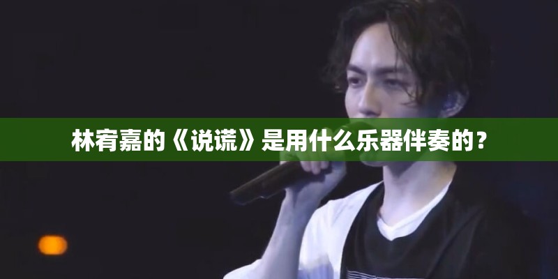 林宥嘉的《说谎》是用什么乐器伴奏的？