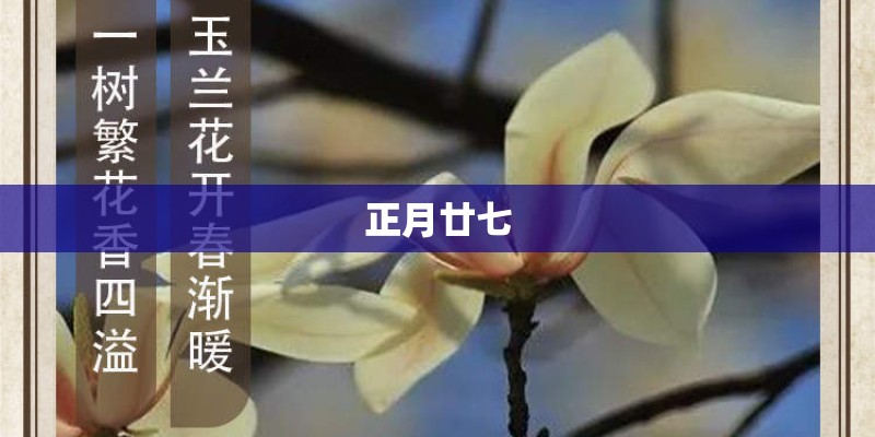 正月廿七
