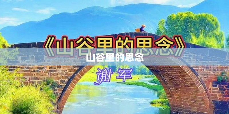山谷里的思念