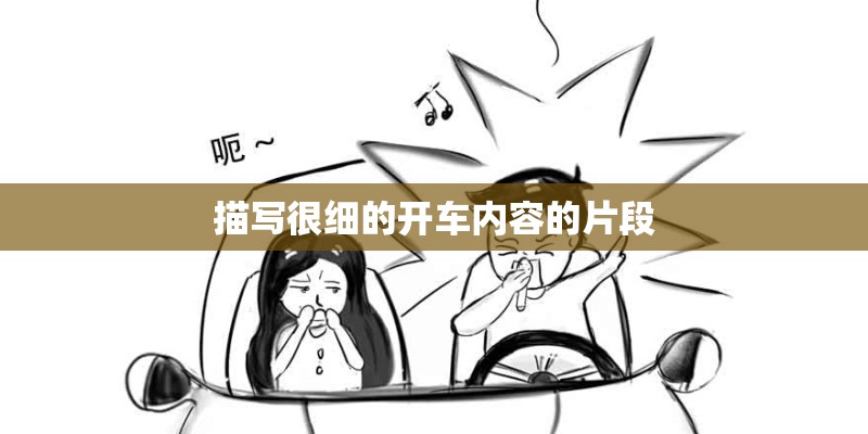 描写很细的开车内容的片段 描写很细的开车内容的片段