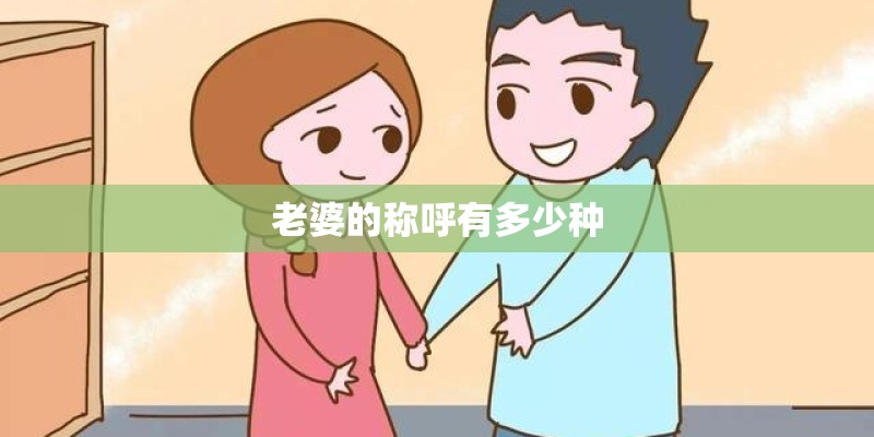老婆的称呼有多少种